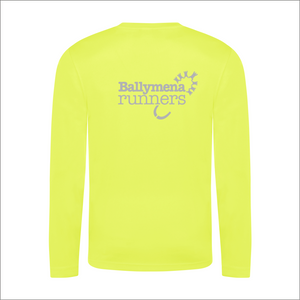 BR Mens LS Performance Tee - Fluo