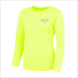 BR Womens LS Performance Tee - Fluo