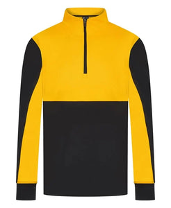 Staff ¼-Tracksuit top - Black/Gold