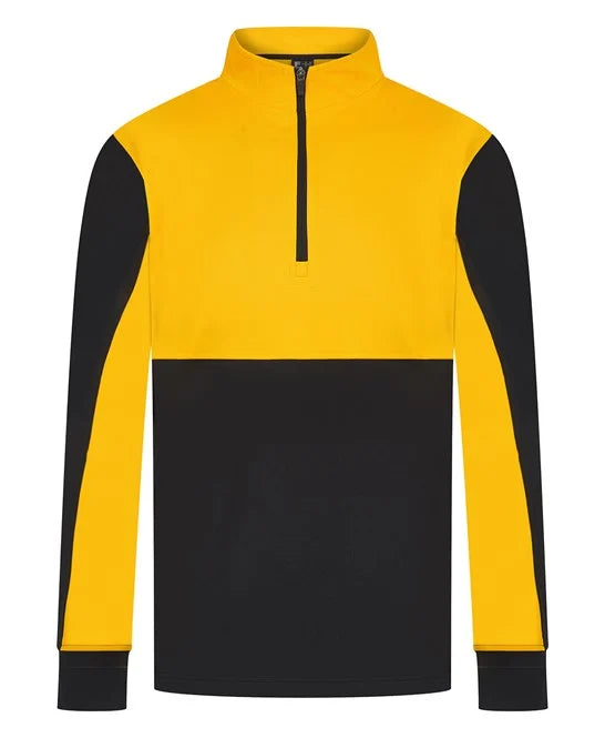 Staff ¼-Tracksuit top - Black/Gold