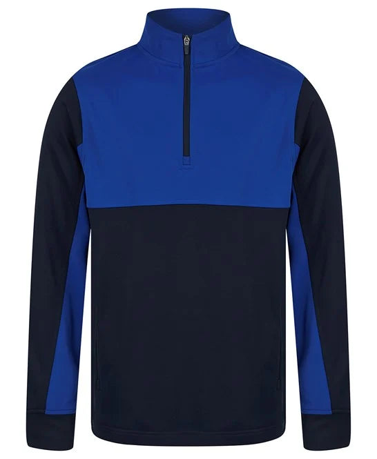 Staff ¼-Tracksuit top - Navy/Royal