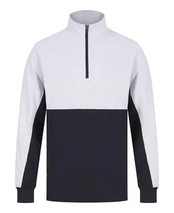 Staff ¼-Tracksuit top - Navy/White