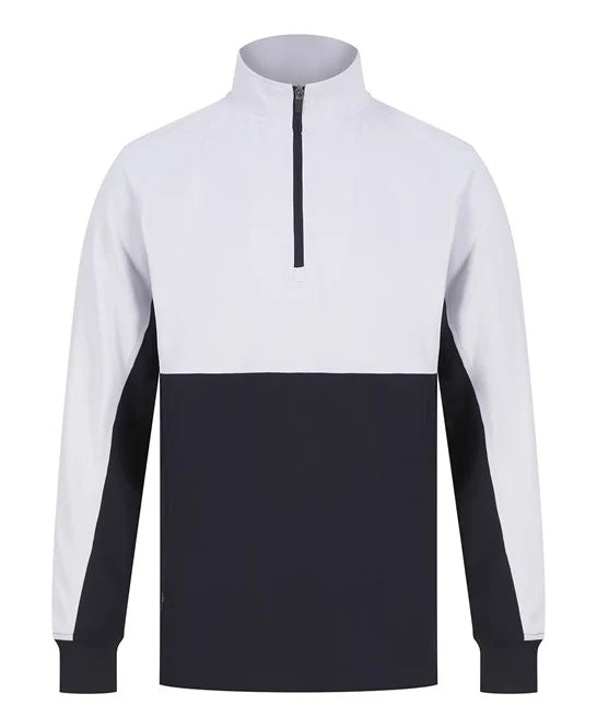 Staff ¼-Tracksuit top - Navy/White